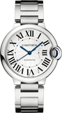 Cartier Ballon Bleu De Cartier Silver Dial Silver Steel Strap Watch for Women - WSBB0048 Authentic Buy Shop Now