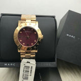 Marc Jacobs Amy Purple Rose Gold Steel Strap Watch for Women - MBM8616 Authentic Buy Shop Now