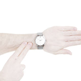 Emporio Armani Classic Silver Dial Silver Steel Strap Watch For Men - AR1867 Authentic Buy Shop Now