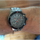 Tissot PRS 200 Chronograph Grey Dial Silver Steel Strap Watch For Men - T067.417.21.051.00 Authentic Buy Shop Now