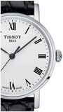 Tissot Everytime Small White Dial Black Leather Strap Watch For Women - T109.210.16.033.00 Authentic Buy Shop Now