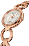 Tissot T Lady Flamingo Mother of Pearl Dial Rose Gold Steel Strap Watch for Women - T094.210.33.116.01 Authentic Buy Shop Now