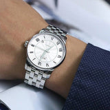Mido Baroncelli III Automatic Silver Dial Silver Steel Strap Watch For Men - M8600.4.21.1 Authentic Buy Shop Now