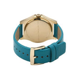 Marc Jacobs Baby Dave Gold Dial Blue Leather Strap Watch for Women - MBM1263 Authentic Buy Shop Now