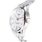 Tissot Chemin Des Tourelles Powermatic 80 Lady White Dial Silver Steel Strap Watch For Women - T099.207.11.037.00 Authentic Buy Shop Now