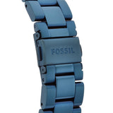 Fossil Perfect Boyfriend Multifunction Blue Dial Blue Steel Strap Watch for Women - ES4093 Authentic Buy Shop Now