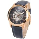 Fossil Grant Automatic Skeleton Blue Dial Blue Leather Strap Watch for Men - ME3102 Authentic Buy Shop Now