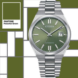 Citizen x Pantone Automatic Peaceful Green Dial Silver Steel Strap Watch For Men - NJ0158-89Z Authentic Buy Shop Now