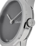 Calvin Klein Minimal Grey Dial Silver Mesh Bracelet Watch for Women - K3M231Y3 Authentic Buy Shop Now