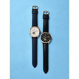 Fossil Townsman Automatic Black Dial Black Leather Strap Watch for Men - ME3170 Authentic Buy Shop Now
