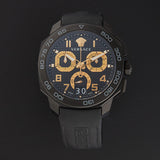 Versace Dylos Chronograph Black Dial Black Rubber Strap Watch for Men - VQC020015 Authentic Buy Shop Now