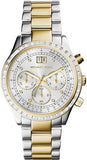 Michael Kors Brinkley Chronograph Silver Dial Two Tone Steel Strap Watch for Women - MK6188 Authentic Buy Shop Now