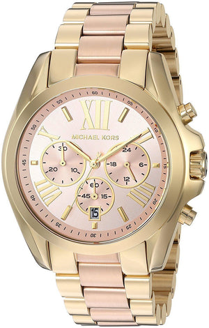Michael Kors Bradshaw Gold Dial Two Tone Steel Strap Watch for Women - MK6359 Authentic Buy Shop Now