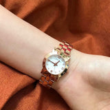 Marc Jacobs Mini Amy White Dial Rose Gold Steel Strap Watch for Women - MBM3078 Authentic Buy Shop Now