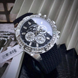 Guess Trophy Multifunction Black Dial Black Rubber Strap Watch for Men - GW0333G1 Authentic Buy Shop Now