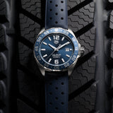 Tag Heuer Formula 1 Bucherer Blue Edition Blue Dial Blue Calfskin Strap Watch for Men - WAZ2015.FT8023 Authentic Buy Shop Now
