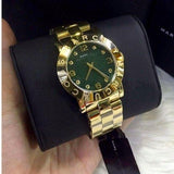 Marc Jacobs Amy Green Dial Gold Steel Strap Watch for Women - MBM8609 Authentic Buy Shop Now