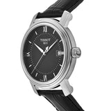 Tissot T Classic Bridgeport Black Dial Black Leather Strap Watch For Men - T097.410.16.058.00 Authentic Buy Shop Now