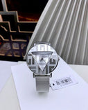 Guess Iconic Quartz Silver Dial Silver Mesh Bracelet Watch For Women - GW0527L1 Authentic Buy Shop Now
