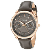 Fossil Tailor Grey Dial Grey Leather Strap Watch for Women - ES3913 Authentic Buy Shop Now