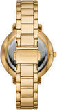 Michael Kors Pyper Three-Hand Black Dial Gold Steel Strap Watch For Women - MK4593 Authentic Buy Shop Now