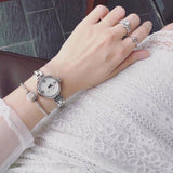Marc Jacobs Courtney Mother of Pearl White Dial Silver Steel Strap Watch for Women - MJ3459 Authentic Buy Shop Now