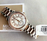 Michael Kors Madelyn Silver Dial Two Tone Steel Strap Watch for Women - MK6288 Authentic Buy Shop Now