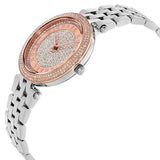 Michael Kors Darci Rose Gold Dial Silver Steel Strap Watch for Women - MK3446 Authentic Buy Shop Now
