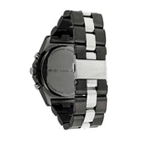 Marc Jacobs Blade Chronograph Black Dial Two Tone Steel Strap Watch for Women - MBM3179 Authentic Buy Shop Now
