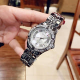 Guess Water Pro Diamonds Silver Dial Silver Steel Strap Watch For Women - G75511M Authentic Buy Shop Now