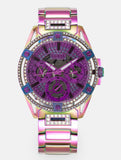 Guess Queen Multicolor Dial Multicolor Steel Strap Watch For Women - GW0464L4 Authentic Buy Shop Now