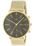 Michael Kors Jaryn Black Dial Gold Steel Strap Watch for Men - MK8503 Authentic Buy Shop Now