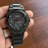 Hugo Boss Supernova Grey Dial Grey Steel Strap Watch for Men - 1513361 Authentic Buy Shop Now