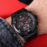 Hugo Boss Supernova Grey Dial Grey Steel Strap Watch for Men - 1513361 Authentic Buy Shop Now
