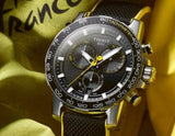 Tissot T Sport Supersport Chrono Tour De France Black Dial Black Nylon Strap Watch for Men - T125.617.17.051.00 Authentic Buy Shop Now