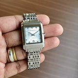 Burberry Heritage Diamond White Dial Silver Stainless Steel Strap Watch for Women - BU1583 Authentic Buy Shop Now