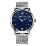 Maserati Epoca Blue Dial Silver Mesh Bracelet Watch For Men - R8853118006 Authentic Buy Shop Now