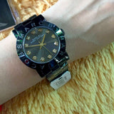 Marc Jacobs Amy Black Dial Black Steel Strap Watch for Women - MBM8595 Authentic Buy Shop Now