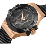 Maserati Potenza Black Mesh Bracelet Black Dial Watch For Men - R8853108010 Authentic Buy Shop Now
