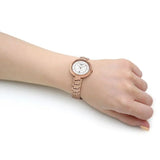 Tissot T Lady Flamingo Mother of Pearl Dial Rose Gold Steel Strap Watch For Women - T094.210.33.116.02 Authentic Buy Shop Now