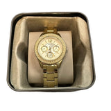 Fossil Stella Multifunction Gold Dial Gold Steel Strap Watch for Women - ES3589 Authentic Buy Shop Now