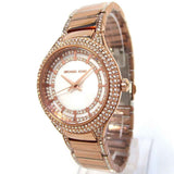 Michael Kors Sylvia Mother Of Pearl Dial Rose Gold Steel Strap Watch for Women - MK4656 Authentic Buy Shop Now