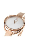 Calvin Klein Impetuos Silver Dial Rose Gold Steel Strap Watch for Women - K4F2N616 Authentic Buy Shop Now