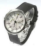 IWC Aquatimer Chronograph White Dial Black Rubber Strap Watch for Men - IW376801 Authentic Buy Shop Now