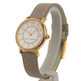 Marc Jacobs Roxy White Dial Light Brown Leather Strap Watch for Women - MJ1538 Authentic Buy Shop Now