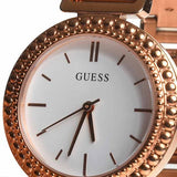 Guess Monroe Silver Dial Rose Gold Steel Strap Watch For Women - W1152L3 Authentic Buy Shop Now