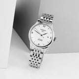 Tissot Le Locle Automatic Cosc White Dial Silver Steel Strap Watch For Men - T006.408.11.037.00 Authentic Buy Shop Now