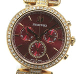 Swarovski Era Journey Red Dial Red Leather Strap Watch for Women - 5416701 Authentic Buy Shop Now