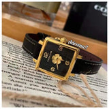 Coach Black Square Dial Black Leather Strap Watch for Women - 14503695 Authentic Buy Shop Now