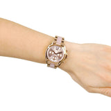Michael Kors Bradshaw Rose Gold Dial Two Tone Steel Strap Watch for Women - MK6066 Authentic Buy Shop Now